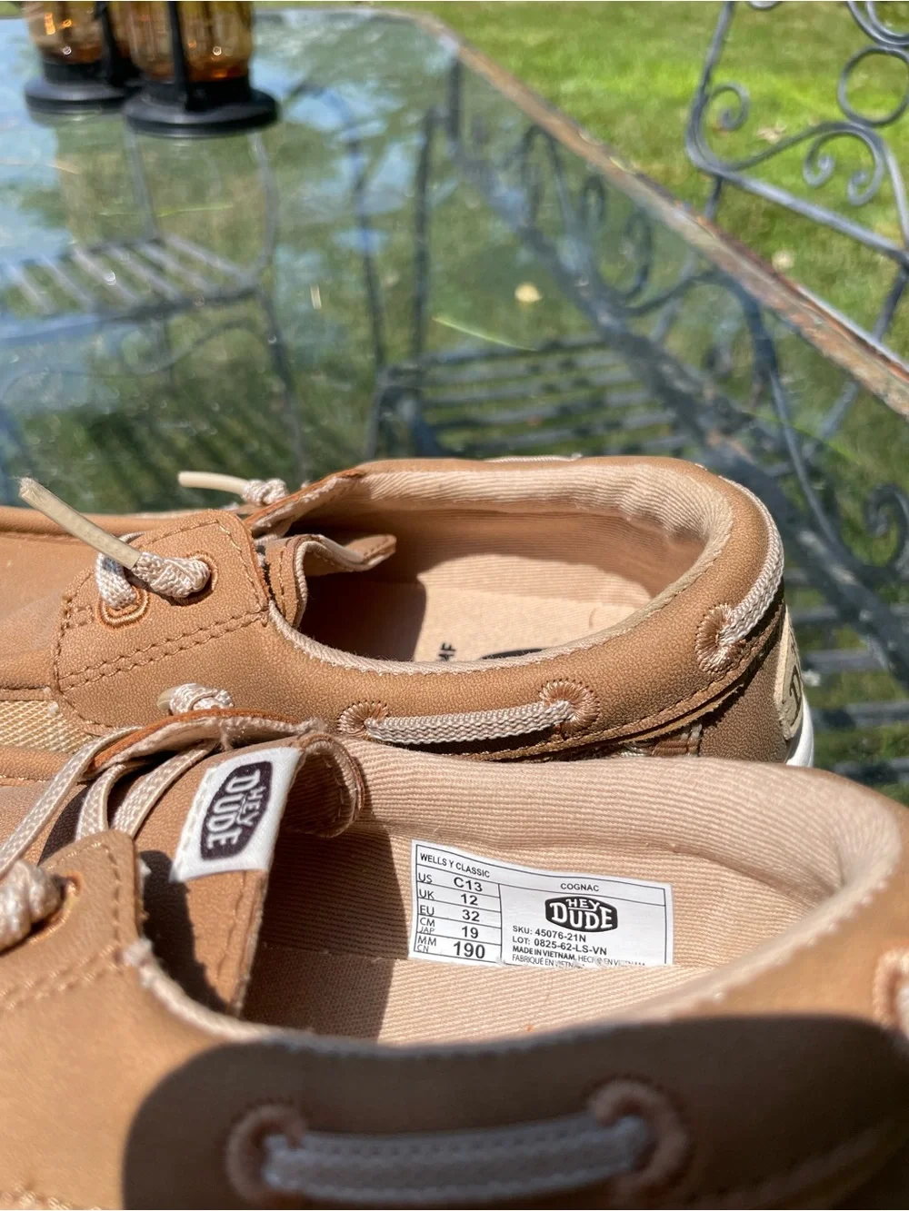Hey Dude Kids Tan Slip-On Sneakers
